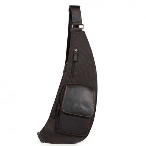 خرید کیف دوشی هگزاگونا تک بند مدل تراول رنگ قهوه ای چمدان ایران - HEXAGONA Monostrap backpack 2991552200