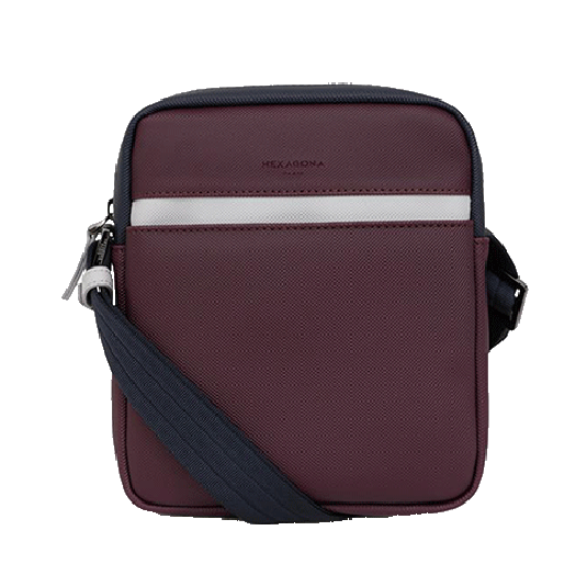 خرید کیف دوشی هگزاگونا مدل مستر رنگ زرشکی چمدان ایران - HEXAGONA Messenger bag Synthetic 5867611950