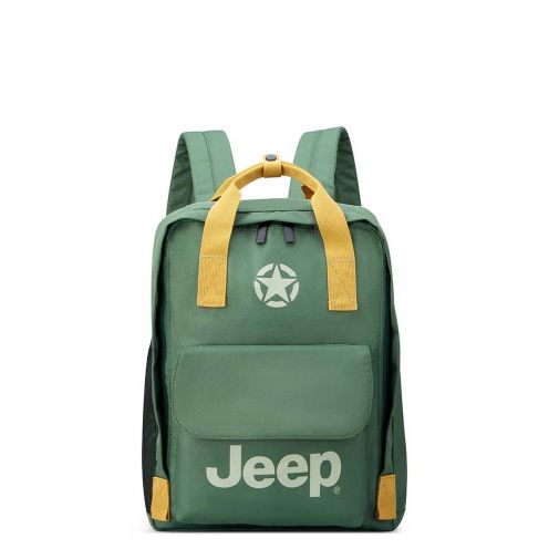 خرید کوله پشتی لپ تاپ دلسی مدل جیپ رنگ سبز چمدان ایران - JEEP DELSEY PARIS 374660013 chamedaniran
