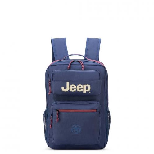 خرید کوله پشتی لپ تاپ دلسی مدل جیپ کوله پشتی چند منظوره رنگ آبی چمدان ایران - JEEP DELSEY PARIS 274761002 chamedaniran