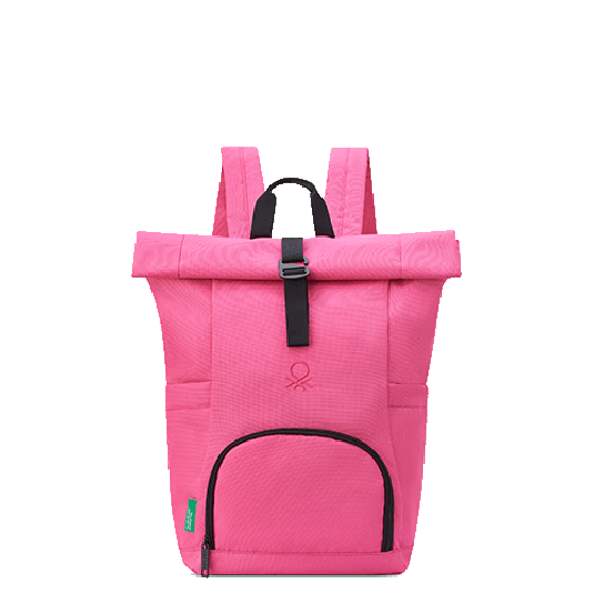 خرید کوله پشتی دلسی مدل بی ای رول تاپ رنگ صورتی چمدان ایران -  BE BE ROLLTOP BACKPACK DELSEY PARIS 376361009 chamedaniran