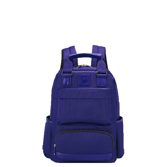 خرید کوله پشتی دلسی کالربلاک بنتون رنگ سرمه ای چمدان ایران -   COLORBLOCK BACKPACK DELSEY PARIS 376461002 chamedaniran