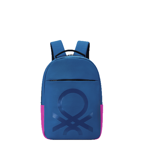 خرید کوله پشتی دلسی فابریکا راند بنتون رنگ آبی چمدان ایران -   FABRICA ROUND BACKPACK DELSEY PARIS 376661012 chamedaniran