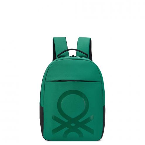 خرید کوله پشتی دلسی فابریکا راند بنتون رنگ سبز چمدان ایران -   FABRICA ROUND BACKPACK DELSEY PARIS 376661003 chamedaniran