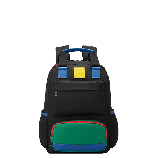 خرید کوله پشتی دلسی یونایتد بنتون رنگ مشکی چمدان ایران - UNITED  BACKPACK DELSEY PARIS 376961000 chamedaniran