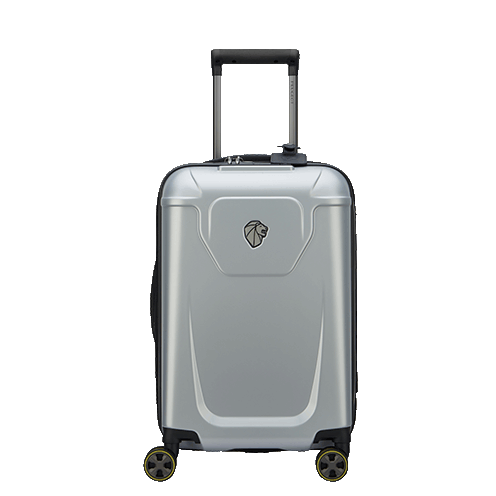 خرید چمدان دلسی مدل پژو سایز کابین رنگ خاکستری چمدان ایران - delsey paris PEUGEOT ZIP CABINE 55 CM 00100780111 chamedaniran