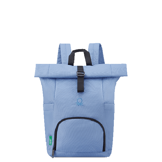 خرید کوله پشتی دلسی مدل بی ای رول تاپ رنگ آبی چمدان ایران -  BE BE ROLLTOP BACKPACK DELSEY PARIS 376361012 chamedaniran