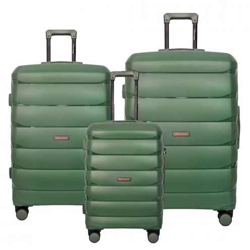 قیمت و خرید سری کامل چمدان مسافرتی آلفونسی مدل آلفا سایز بزرگ ، متوسط ، کابین رنگ سبز چمدان ایران – CHAMEDANIRAN ALFONSI 00250898503