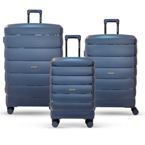 قیمت و خرید سری کامل چمدان مسافرتی آلفونسی مدل آلفا سایز بزرگ ، متوسط ، کابین رنگ سرمه ای چمدان ایران – CHAMEDANIRAN ALFONSI 00250898502