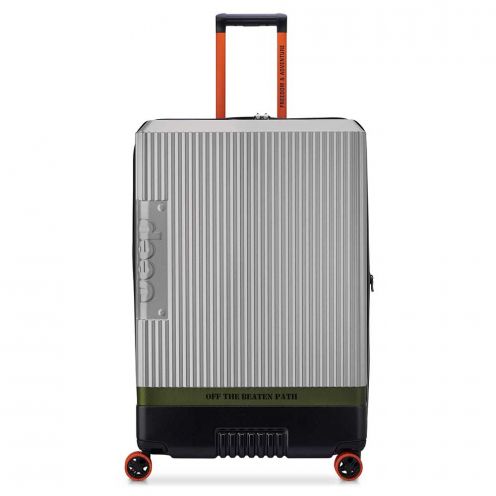 خرید چمدان بزرگ دلسی مدل جیپ رنگ نقره ای چمدان ایران - JEEP DELSEY PARIS 00274683011 chamedaniran