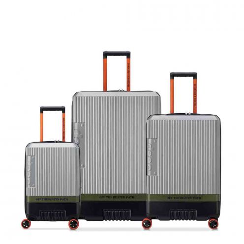 خرید و قیمت ست چمدان دلسی مدل جیپ کابین ، متوسط و بزرگ رنگ نوک مدادی چمدان ایران - JEEP DELSEY PARIS 00274698811 chamedaniran