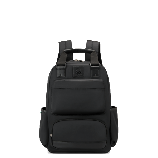 خرید کوله پشتی دلسی کالربلاک بنتون رنگ مشکی چمدان ایران -   COLORBLOCK BACKPACK DELSEY PARIS 376461000 chamedaniran