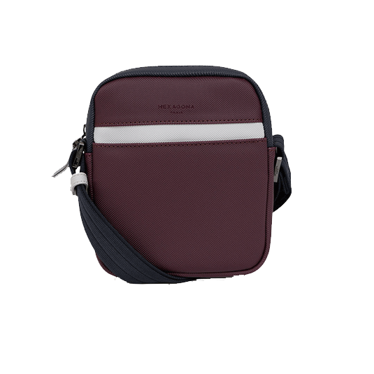 خرید کیف دوشی هگزاگونا مدل مستر رنگ زرشکی چمدان ایران - HEXAGONA Messenger bag Synthetic 5867641950