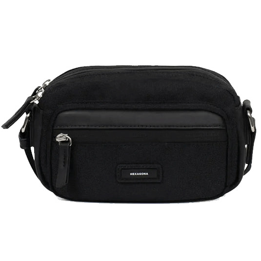 قیمت و خرید کیف دوشی هگزاگونا مدل لیویا رنگ مشکی چمدان ایران - HEXAGONA Sac trotteur Synthetic 47201600100