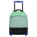 خرید کوله پشتی چرخ دار عمودی کودک دلسی پاریس مدل گلها رنگ سبز دلسی ایران - DELSEY PARIS BACK TO SCHOOL 2017 00339465023 delseyiran