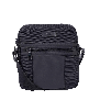 خرید کیف دوشی هگزاگونا مدل هوریزون رنگ مشکی چمدان ایران - HEXAGONA Messenger bag Nylon with split leather HORIZON 7663180100 chamedaniran