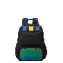 خرید کوله پشتی دلسی یونایتد بنتون رنگ مشکی چمدان ایران - UNITED  BACKPACK DELSEY PARIS 376961000 chamedaniran