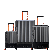 خرید و قیمت ست چمدان دلسی مدل جیپ کابین ، متوسط و بزرگ رنگ نوک مدادی چمدان ایران - JEEP DELSEY PARIS 00274698801 chamedaniran