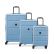 خرید و قیمت ست چمدان دلسی مدل کملیا کابین ، متوسط و بزرگ رنگ آبی چمدان ایران - CAMELIA DELSEY PARIS 00393298512 chamedaniran