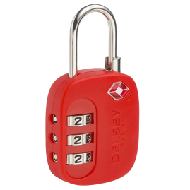قفل TSA رمزی دلسی رنگ قرمز - delsey paris LOCKS 00394021004