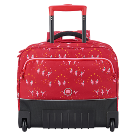 خرید کیف چرخ دار مدرسه ای افقی 15.6 اینچ کودک دلسی پاریس رنگ مشکی چمدان ایران - DELSEY PARIS TROLLEY BACKPACK 00339265119 chamedaniran