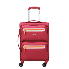خرید چمدان دلسی مدل کارنوت سایز کابین رنگ قرمز دلسی ایران  -DELSEY PARIS CARNOT 00303880109 delseyiran