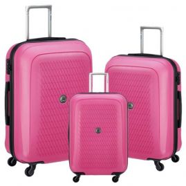 خرید ست کامل چمدان مسافرتی دلسی پاریس مدل نیو تاسمان سایز کوچک ، متوسط و بزرگ رنگ صورتی چمدان ایران – DELSEY PARIS NEW TASMAN 01310098519 chamedaniran