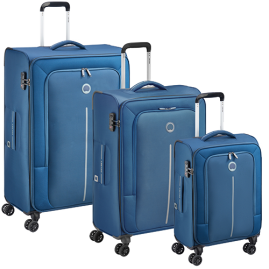 ست کامل چمدان دلسی پارچه ای مدل کاراکاس 