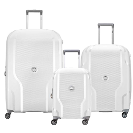 خرید و قیمت سری کامل چمدان مسافرتی دلسی مدل کلاول سایز کابین ، متوسط ، بزرگ رنگ سفید چمدان ایران – DELSEY PARIS CLAVEL 00384598757 chamedaniran