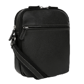 خرید کیف دوشی هگزاگونا مدل کانفورت رنگ مشکی چمدان ایران - 4631070100 HEXAGONA Messenger bag CONFORT