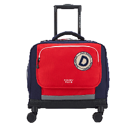خرید و قیمت کیف دلسی چرخ دار مدرسه ای 15.6 اینچ دلسی پاریس رنگ قرمز چمدان ایران - DELSEY PARIS HORIZONTAL TROLLEY  00339045214 chamedaniran