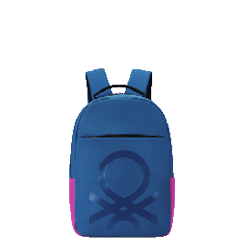 خرید کوله پشتی دلسی فابریکا راند بنتون رنگ آبی چمدان ایران -   FABRICA ROUND BACKPACK DELSEY PARIS 376661012 chamedaniran