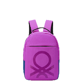 خرید کوله پشتی دلسی فابریکا راند بنتون رنگ بنفش یاسی چمدان ایران -   FABRICA ROUND BACKPACK DELSEY PARIS 376661008 chamedaniran