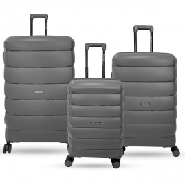 قیمت و خرید سری کامل چمدان مسافرتی آلفونسی مدل آلفا سایز بزرگ ، متوسط ، کابین رنگ نوک مدادی چمدان ایران – CHAMEDANIRAN ALFONSI 00250898501